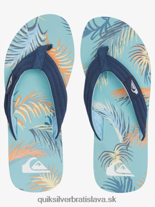 sandále molokai Layback Quiksilver muži B80HXR498 modrá/čierna/žltá
