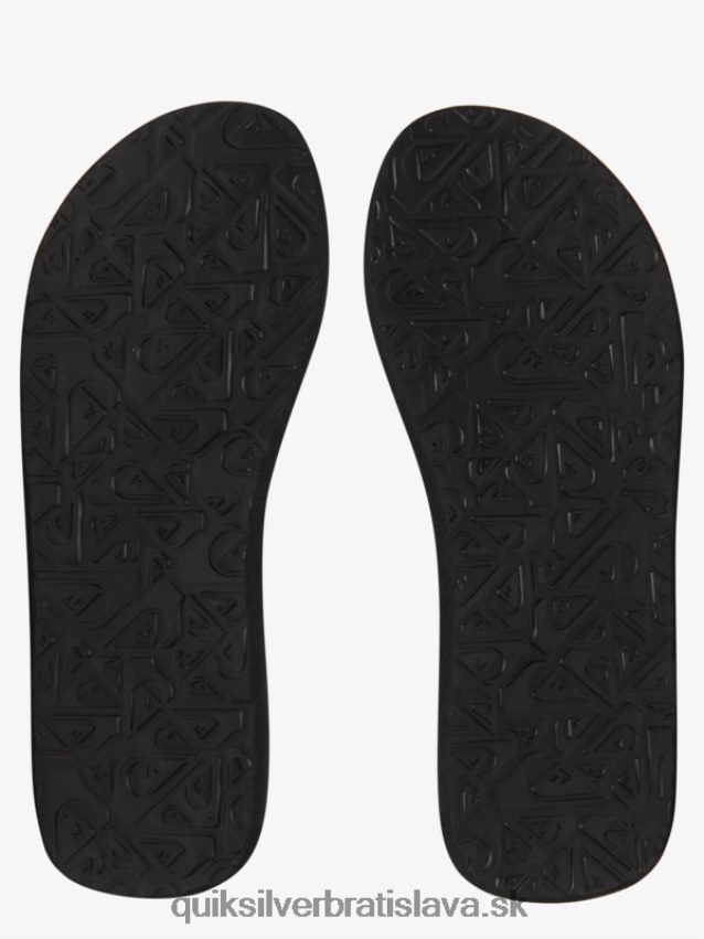 sandále molokai Layback Quiksilver muži B80HXR499 čierna/zelená/šedá