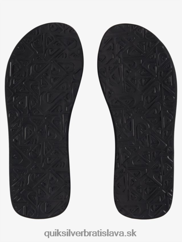 sandále molokai Layback Quiksilver muži B80HXR500 čierna/sivá