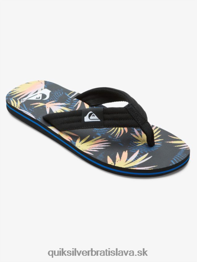 sandále molokai Layback Quiksilver muži B80HXR501 čierna/modrá/ružová