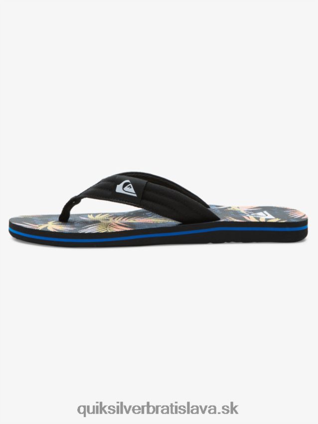 sandále molokai Layback Quiksilver muži B80HXR501 čierna/modrá/ružová