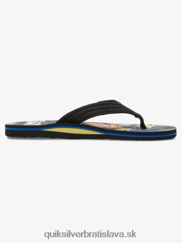 sandále molokai Layback Quiksilver muži B80HXR501 čierna/modrá/ružová