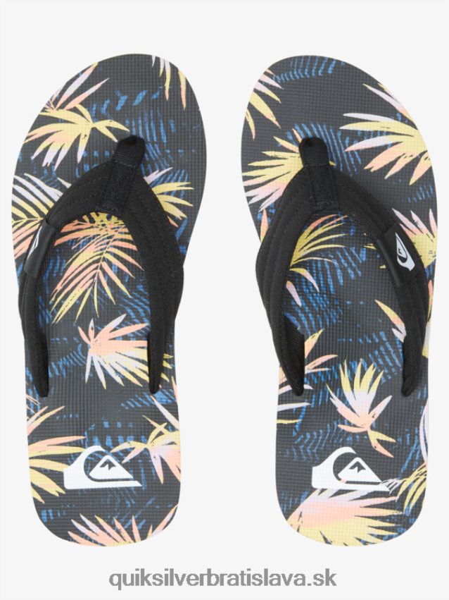 sandále molokai Layback Quiksilver muži B80HXR501 čierna/modrá/ružová