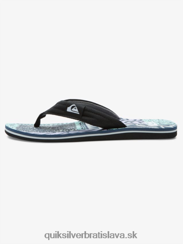 sandále molokai Layback Quiksilver muži B80HXR504 modrá/sivá