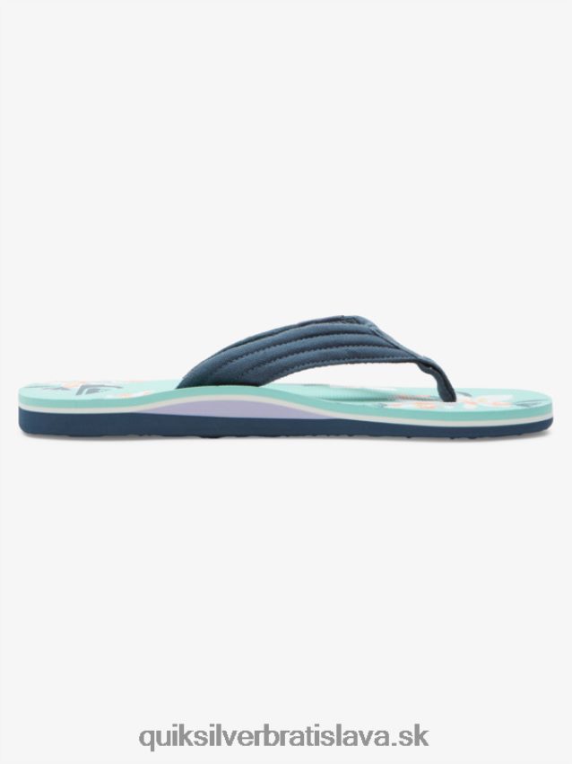 sandále molokai Layback Quiksilver muži B80HXR505 modro zelená