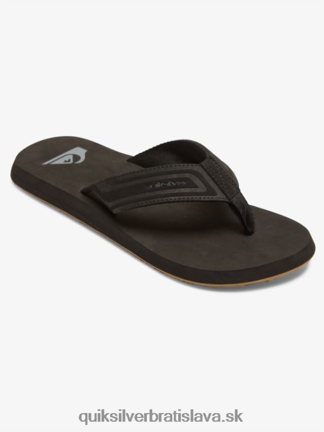 sandále monkey wrench core slide Quiksilver muži B80HXR971 čierna