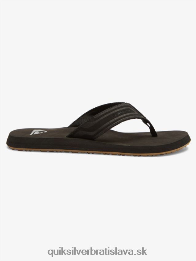 sandále monkey wrench core slide Quiksilver muži B80HXR971 čierna
