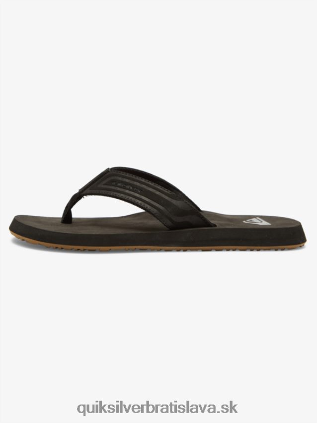 sandále monkey wrench core slide Quiksilver muži B80HXR971 čierna