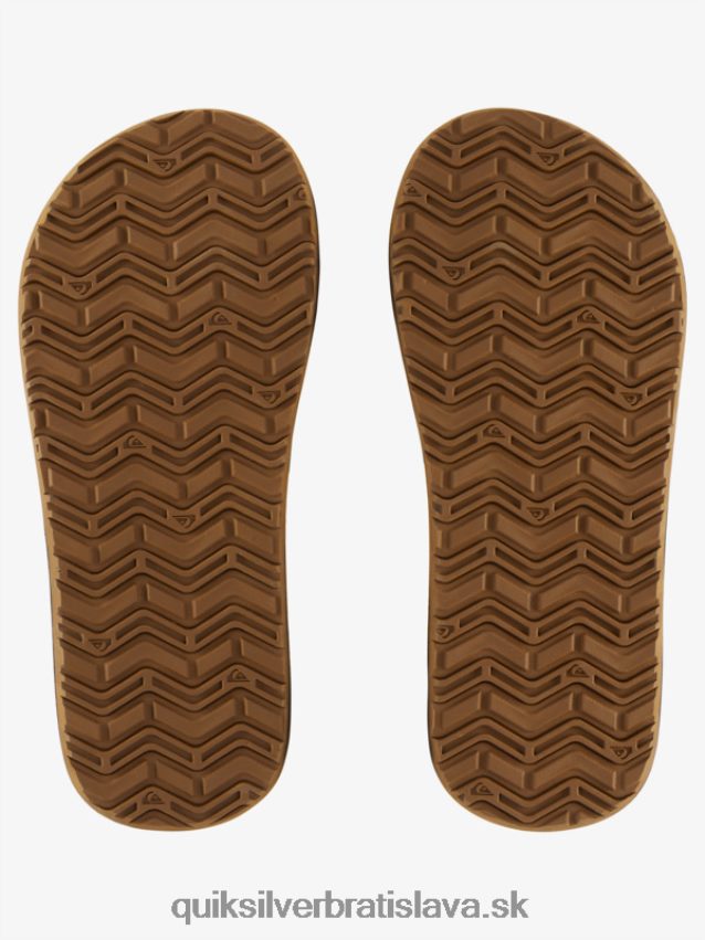 sandále monkey wrench core slide Quiksilver muži B80HXR972 hnedá 1