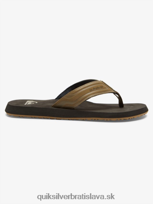 sandále monkey wrench core slide Quiksilver muži B80HXR973 opálenie 1