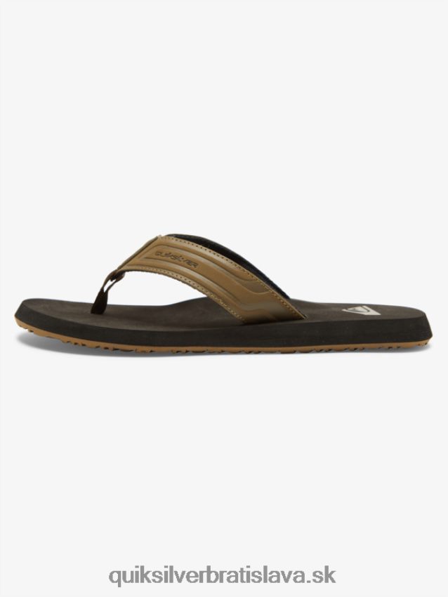 sandále monkey wrench core slide Quiksilver muži B80HXR973 opálenie 1