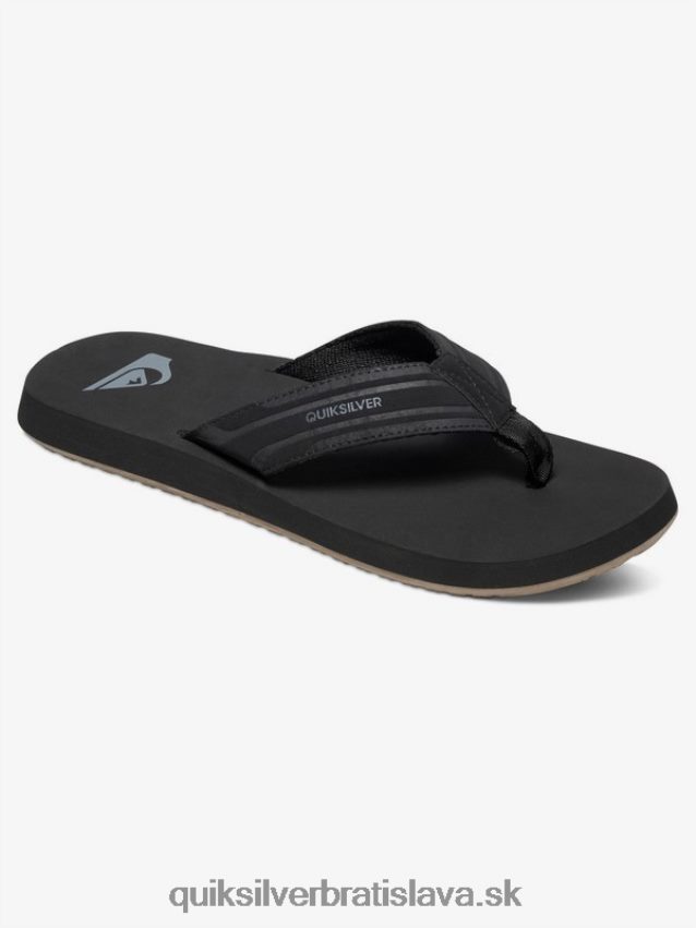 sandále na kľúče opice Quiksilver muži B80HXR1644 čierna/hnedá