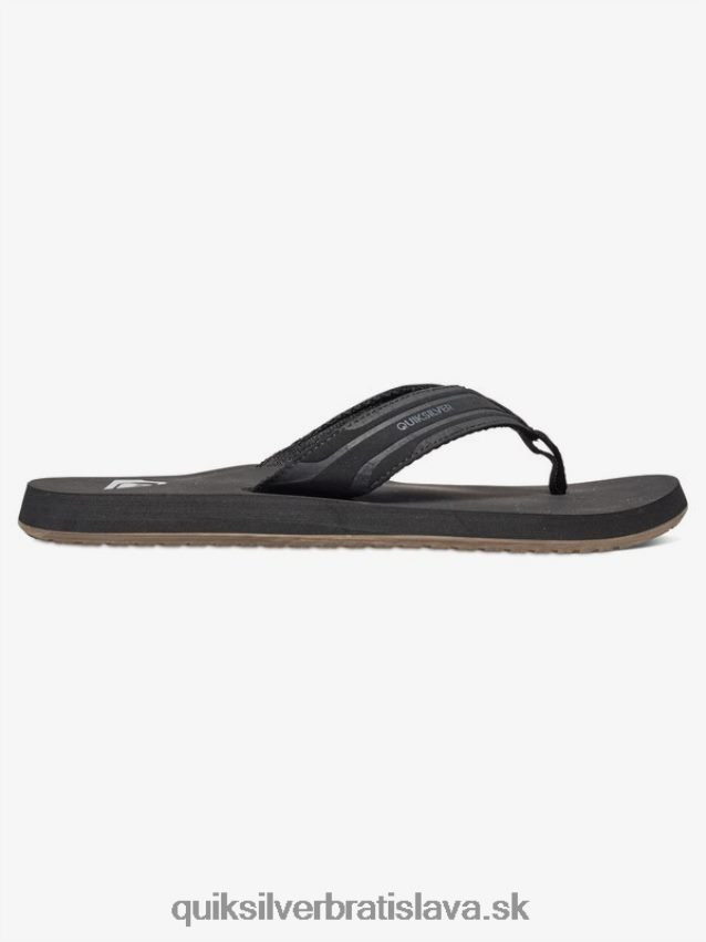 sandále na kľúče opice Quiksilver muži B80HXR1644 čierna/hnedá