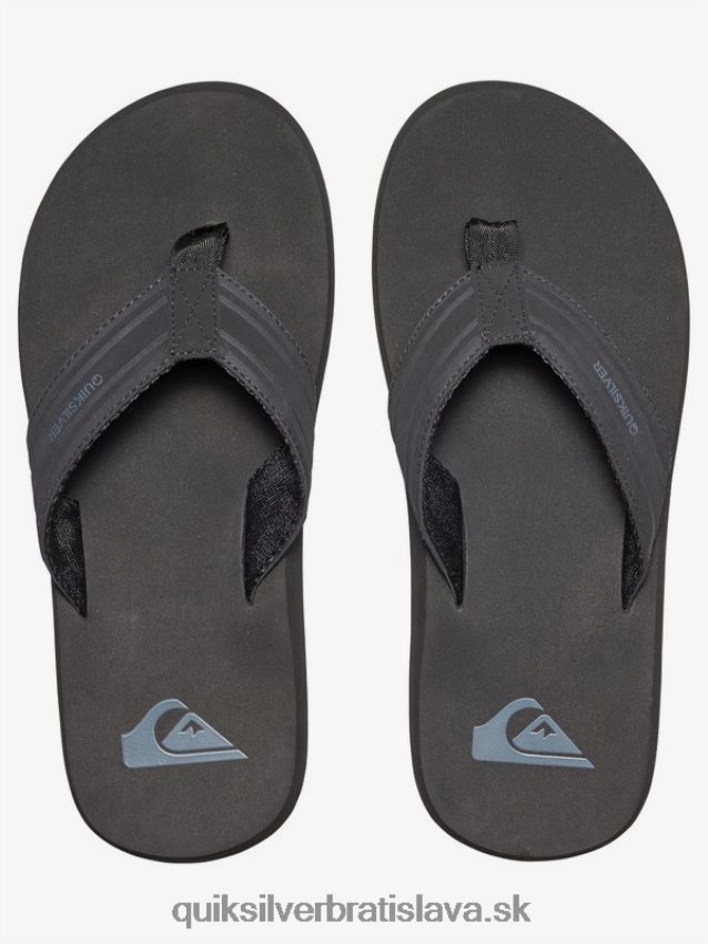 sandále na kľúče opice Quiksilver muži B80HXR1644 čierna/hnedá