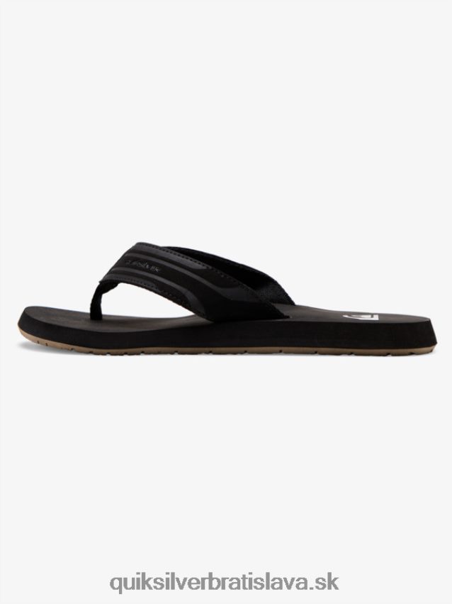 sandále na kľúče opice Quiksilver muži B80HXR1644 čierna/hnedá