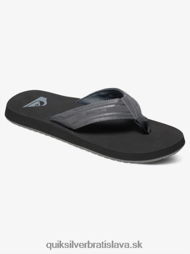 sandále na kľúče opice Quiksilver muži B80HXR1645 šedá/čierna