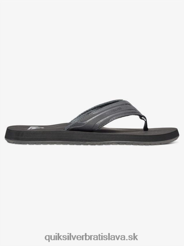 sandále na kľúče opice Quiksilver muži B80HXR1645 šedá/čierna