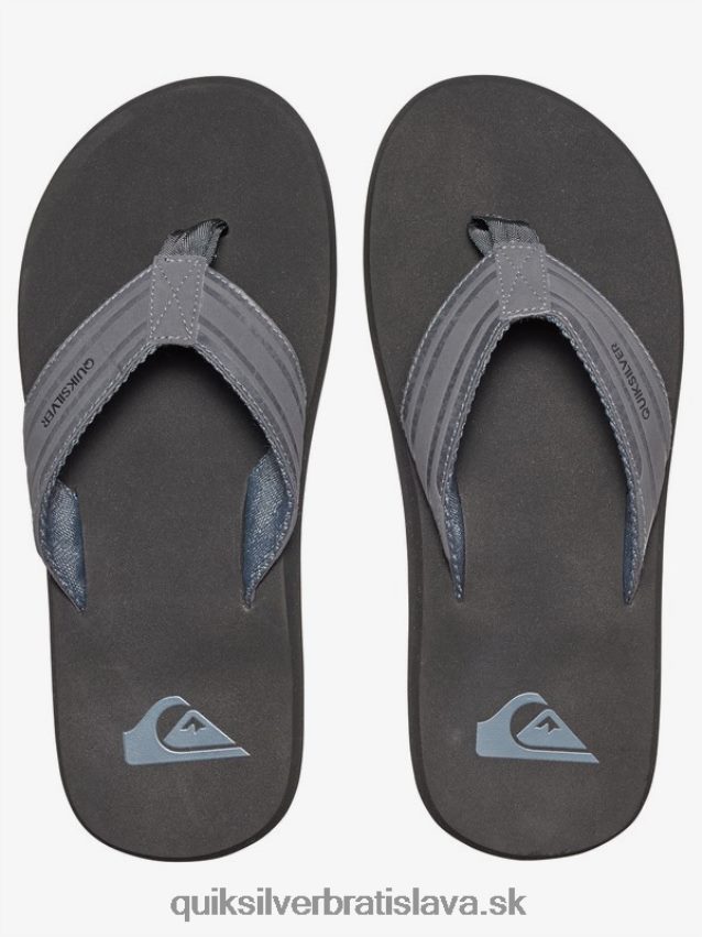 sandále na kľúče opice Quiksilver muži B80HXR1645 šedá/čierna
