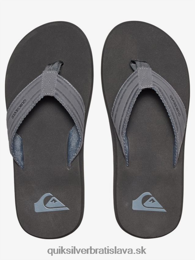sandále na kľúče opice Quiksilver muži B80HXR1645 šedá/čierna