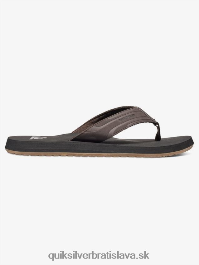 sandále na kľúče opice Quiksilver muži B80HXR1646 hnedá/čierna
