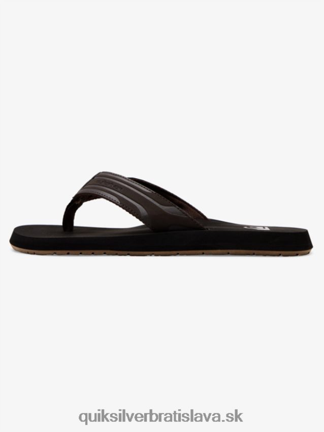 sandále na kľúče opice Quiksilver muži B80HXR1646 hnedá/čierna