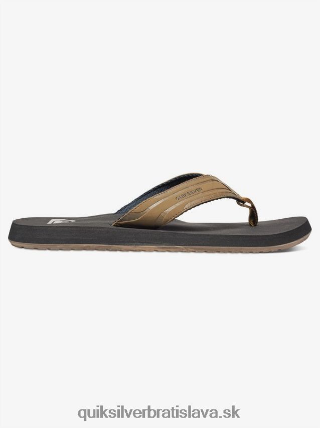 sandále na kľúče opice Quiksilver muži B80HXR1647 opálená - pevná