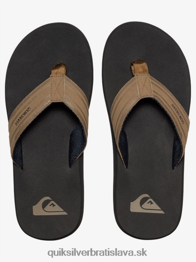 sandále na kľúče opice Quiksilver muži B80HXR1647 opálená - pevná