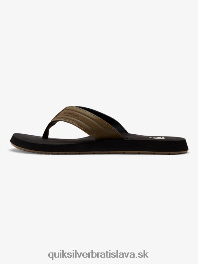 sandále na kľúče opice Quiksilver muži B80HXR1647 opálená - pevná