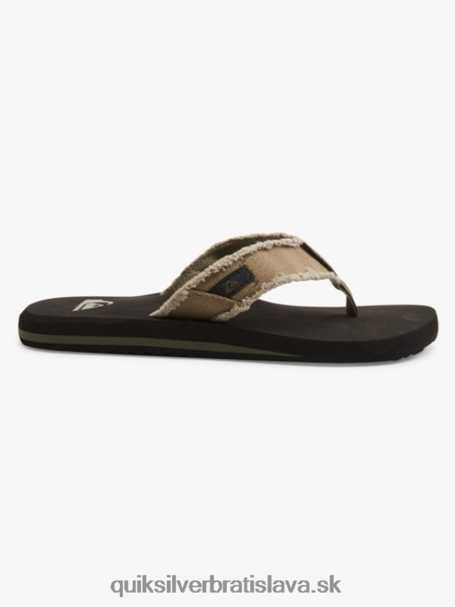 sandále opičia priepasť Quiksilver muži B80HXR1292 zelená/čierna/hnedá