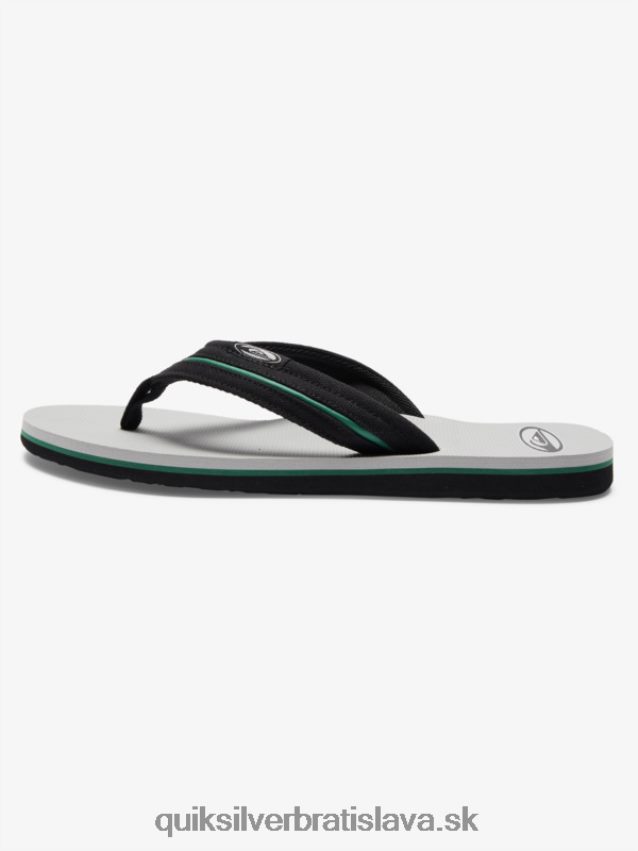 saturnové sandále molokai layback Quiksilver muži B80HXR1294 šedá 1