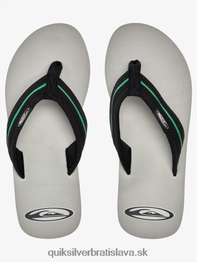 saturnové sandále molokai layback Quiksilver muži B80HXR1294 šedá 1