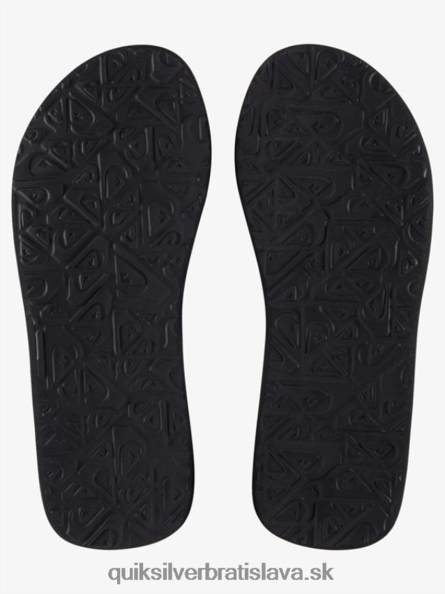saturnové sandále molokai layback Quiksilver muži B80HXR1295 čierna
