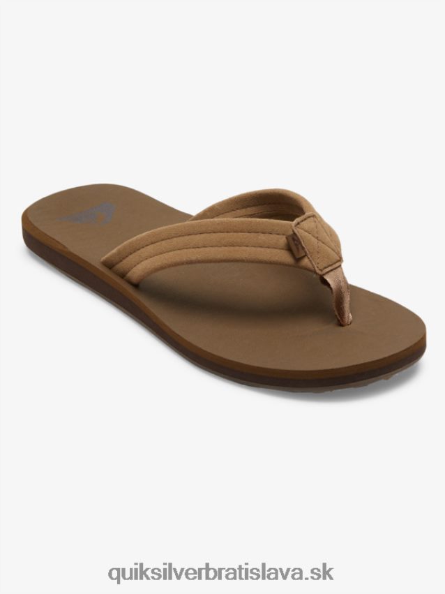 semišové sandále carver Quiksilver muži B80HXR874 opálenie 1