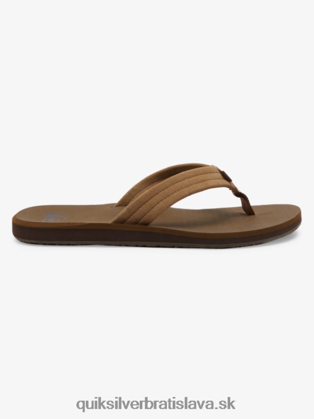 semišové sandále carver Quiksilver muži B80HXR874 opálenie 1