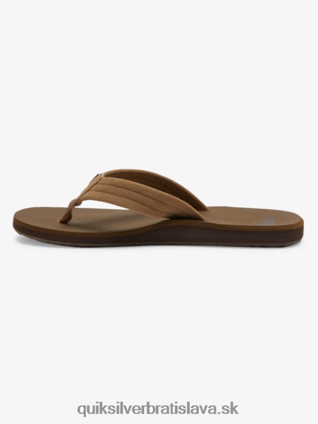 semišové sandále carver Quiksilver muži B80HXR874 opálenie 1