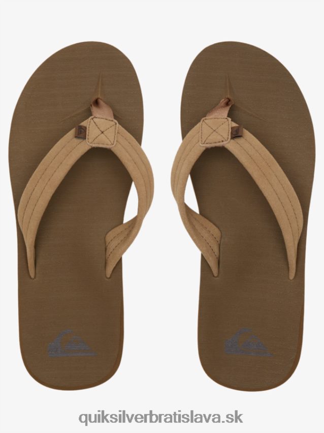 semišové sandále carver Quiksilver muži B80HXR874 opálenie 1