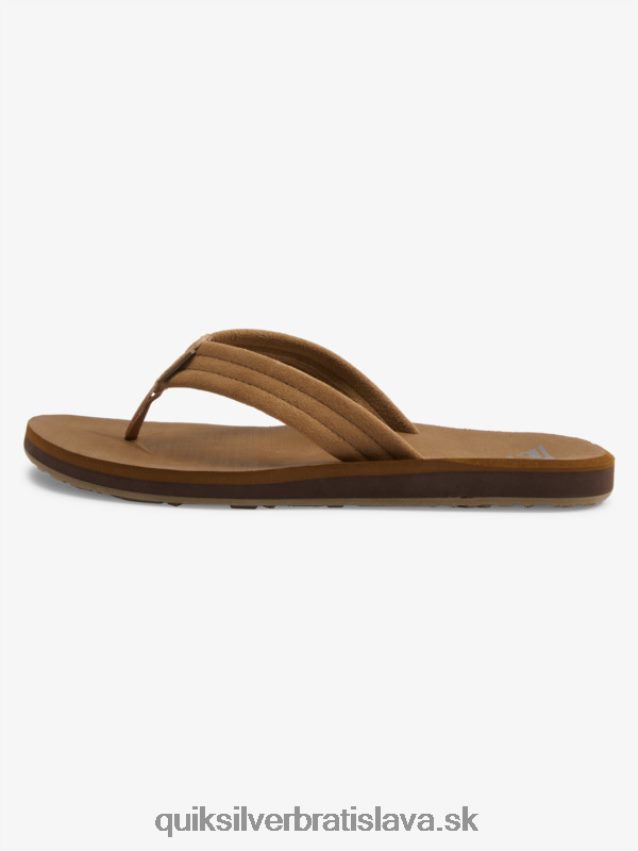 semišové sandále carver Quiksilver muži B80HXR874 opálenie 1