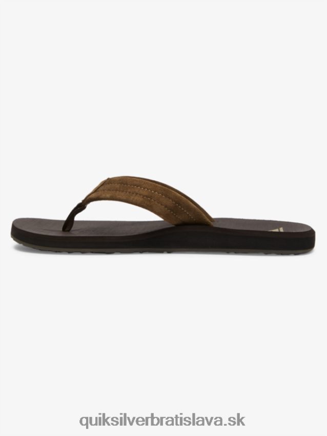 semišové sandále carver Quiksilver muži B80HXR877 hnedá 1