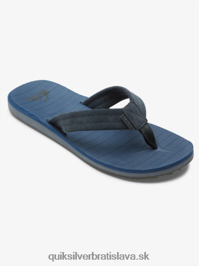 semišové sandále carver Quiksilver muži B80HXR878 modrá 1
