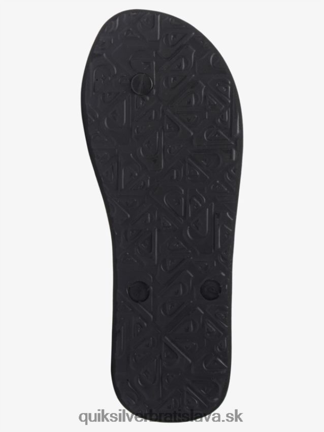 umelecké žabky molokai Quiksilver muži B80HXR518 čierna/zelená/modrá