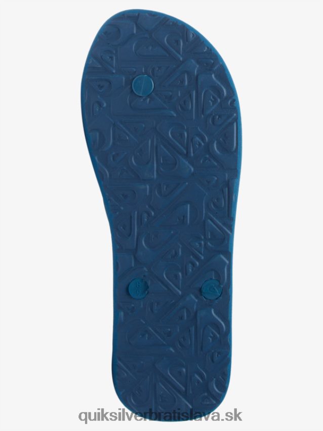 umelecké žabky molokai Quiksilver muži B80HXR519 modrá/čierna/žltá