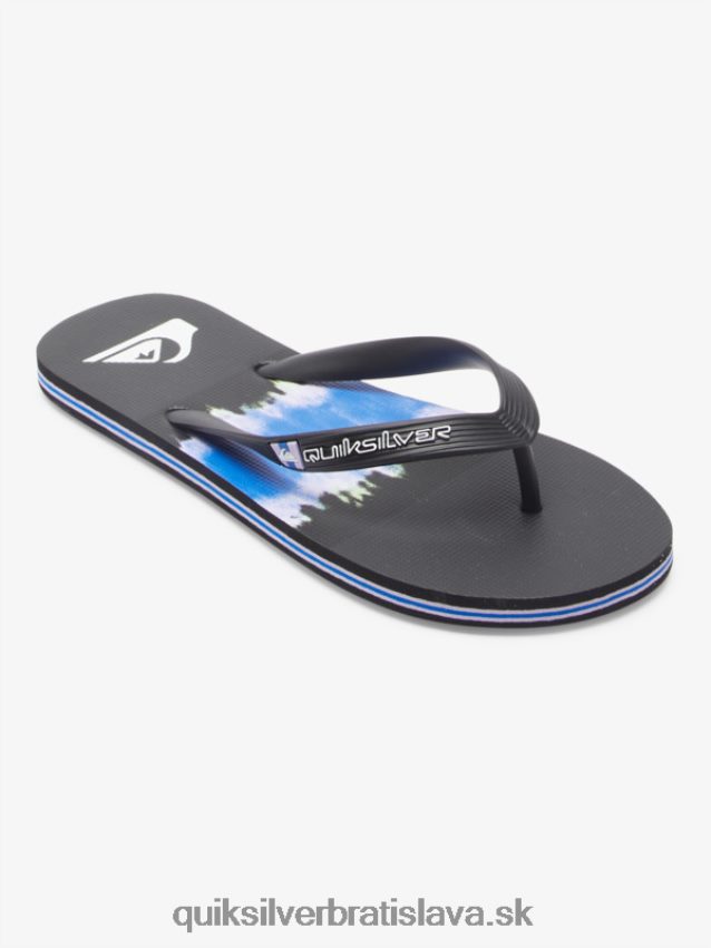umelecké žabky molokai Quiksilver muži B80HXR521 čierna